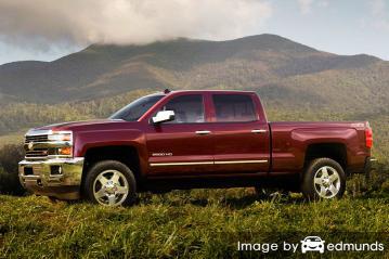 Insurance rates Chevy Silverado 2500HD in Philadelphia