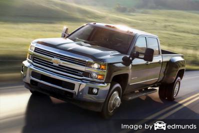 Insurance rates Chevy Silverado 3500HD in Philadelphia