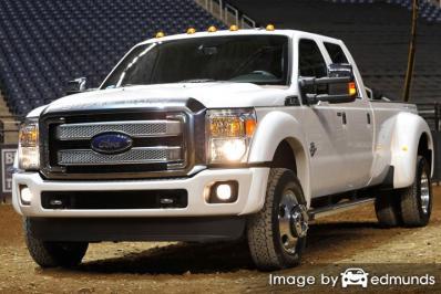 Insurance rates Ford F-350 in Philadelphia