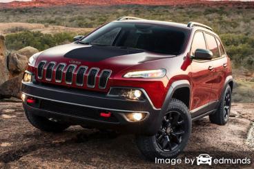 Insurance rates Jeep Cherokee in Philadelphia