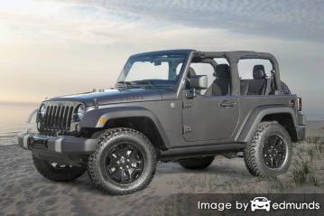 Insurance quote for Jeep Wrangler in Philadelphia