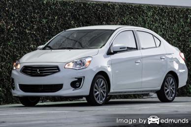 Insurance rates Mitsubishi Mirage G4 in Philadelphia