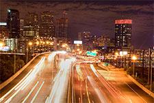 Philadelphia I-76 traffic downtown