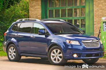 Insurance rates Subaru Tribeca in Philadelphia