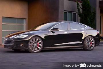 Insurance quote for Tesla Model S in Philadelphia