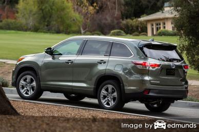 Insurance quote for Toyota Highlander Hybrid in Philadelphia