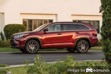 Insurance rates Toyota Highlander in Philadelphia